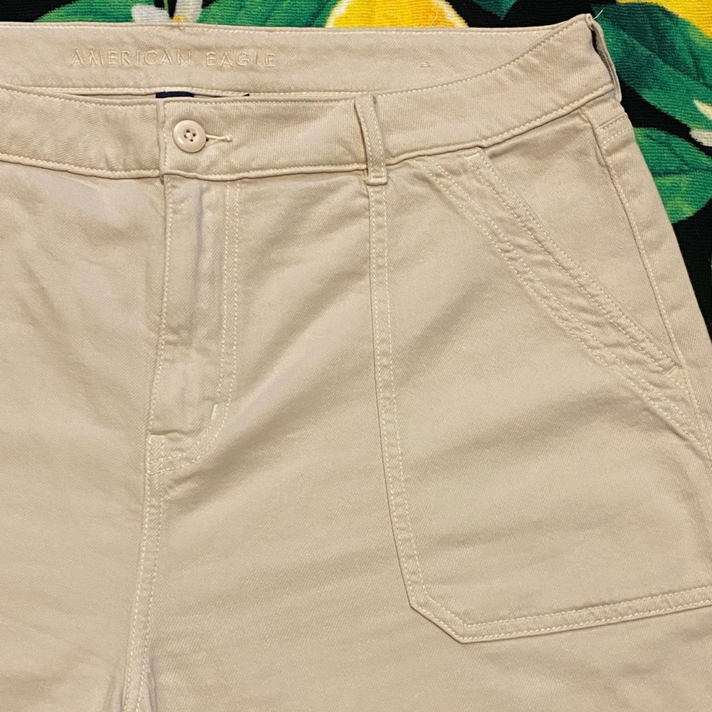 American Eagle Outfitters Dreamy Drape Baggy Wide Leg High Rise Pants sz 16 - Picture 3 of 9
